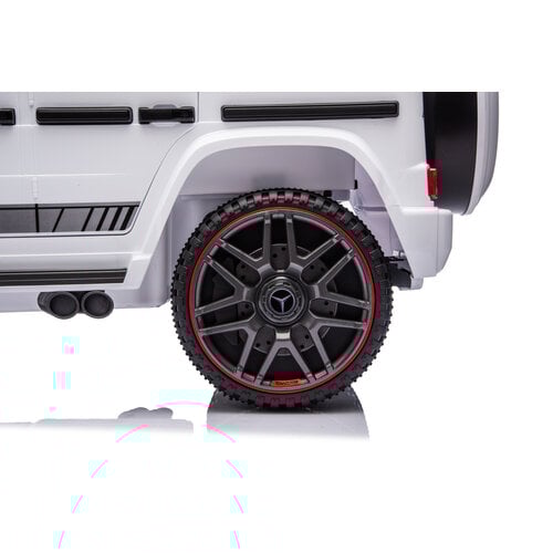 Mercedes G63 AMG Cabrio 12V Kinderauto Wit