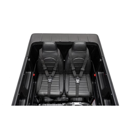 Mercedes G63 12V 2-persoons kinderauto metallic zwart