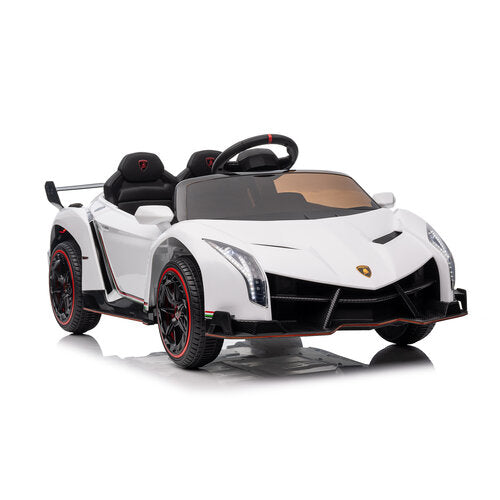 Lamborghini Veneno 12V kinderauto Wit