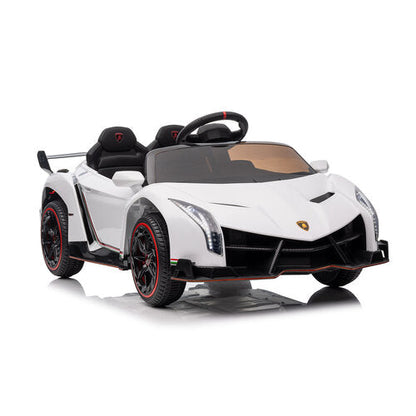 Lamborghini Veneno 12V kinderauto Wit