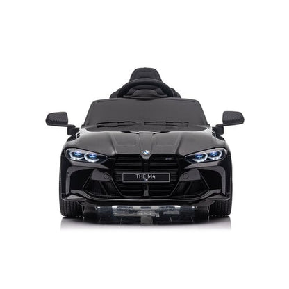 BMW M4 12V Kinderauto metallic Zwart