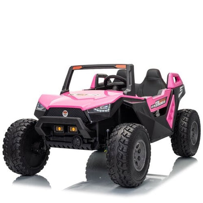 Buggy Clash 24V Highspeed 2-Persoons Kinderauto Roze