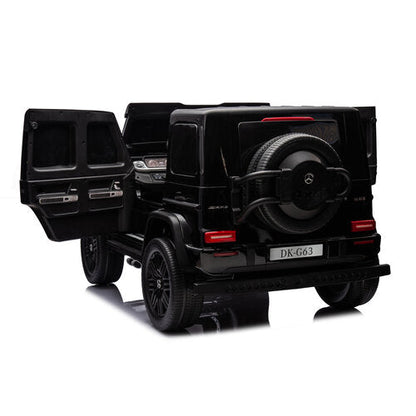 Mercedes G63 XXL 24V 2-persoons kinderauto metallic Zwart