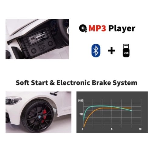 BMW M5 24V Kinderauto Zwart