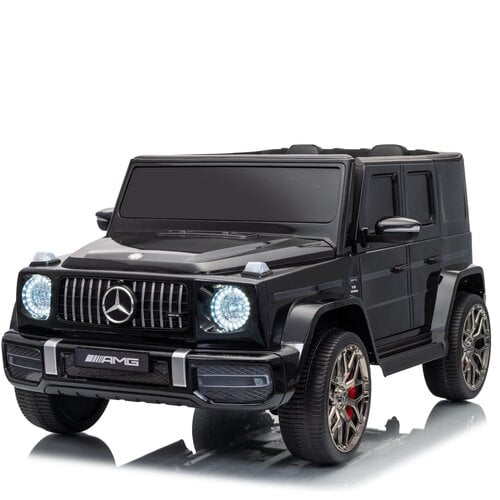 Mercedes G63 12V 2-persoons kinderauto metallic zwart