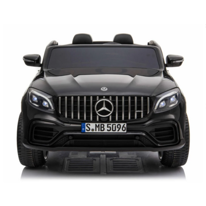 Mercedes Benz GLC63S AMG 12V 2 persoons kinderauto zwart