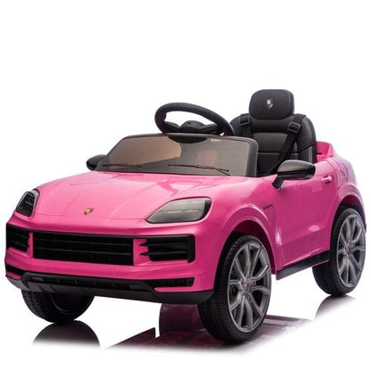 Porsche Cayenne 12V kinderauto Roze