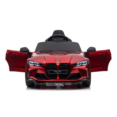 BMW M4 12V Kinderauto metallic Rood
