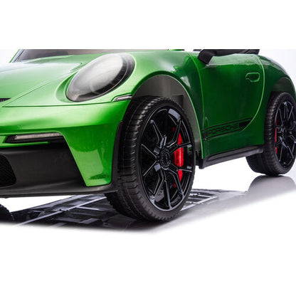 Porsche 911 GT3 24V 2-persoons kinderauto metallic Groen