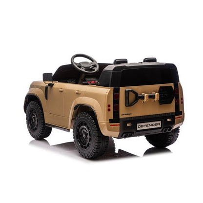 Land Rover Defender 24V 2 persoons kinderauto Champagne