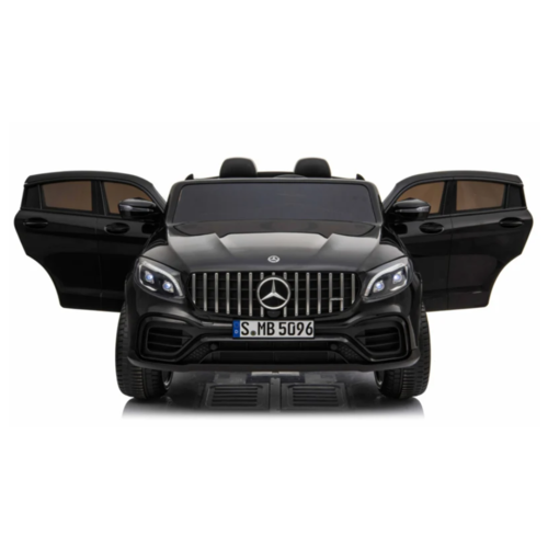 Mercedes Benz GLC63S AMG 12V 2 persoons kinderauto zwart