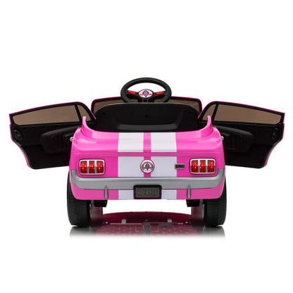 Shelby GT350 12V kinderauto Roze
