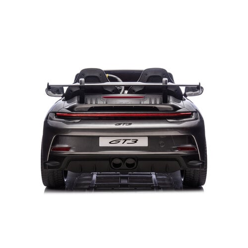 Porsche 911 GT3 24V 2-persoons kinderauto metallic Grijs