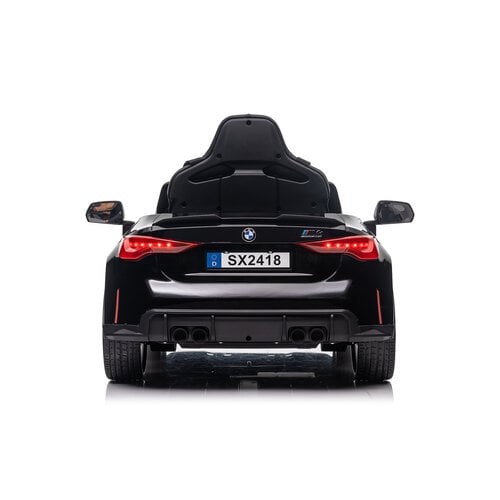 BMW M4 12V Kinderauto metallic Zwart