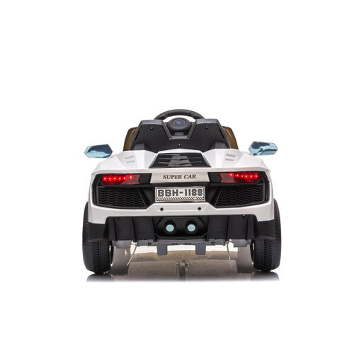 Elektrische kinderauto Speedy 12V Wit