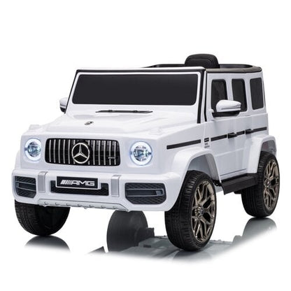 Mercedes G63 AMG 12V Kinderauto Wit