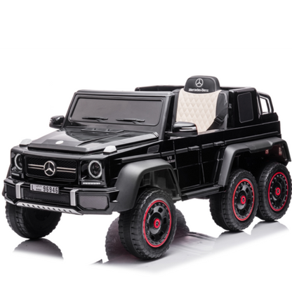 Mercedes G63 6X6 AMG 12V Elektrische Kinderauto Zwart