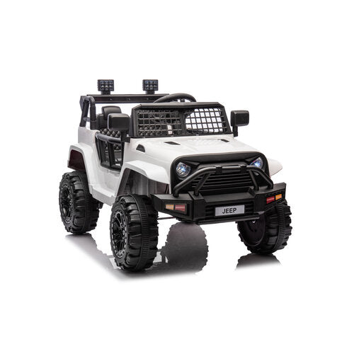 Jeep 12V Kinderauto Wit