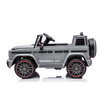 Mercedes G63 AMG Cabrio 12V Kinderauto Grijs