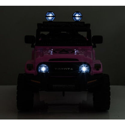 Toyota FJ Cruiser 12V kinderauto Roze
