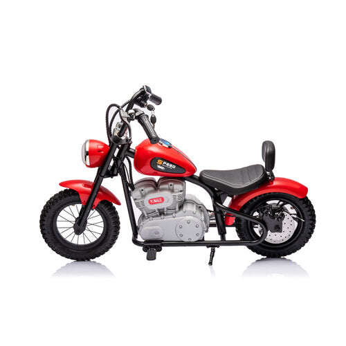 Chopper kindermotor 36 volt Rood