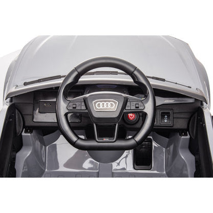 Audi RS6 12V Kinderauto Grijs