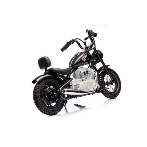 Chopper kindermotor 36 volt Zwart