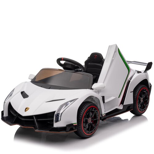 Lamborghini Veneno 12V kinderauto Wit