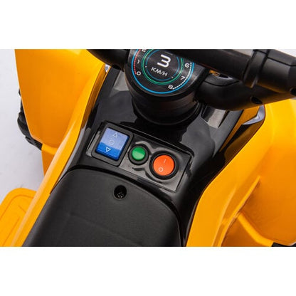 Thunder elektrische kinder quad 6V Geel