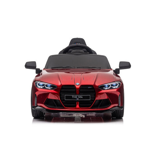 BMW M4 12V Kinderauto metallic Rood