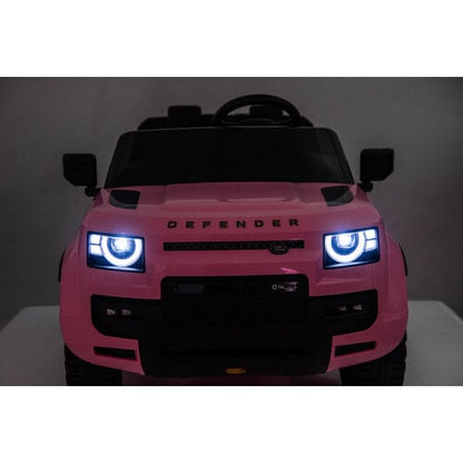 Land Rover Defender 24V 2 persoons kinderauto Roze