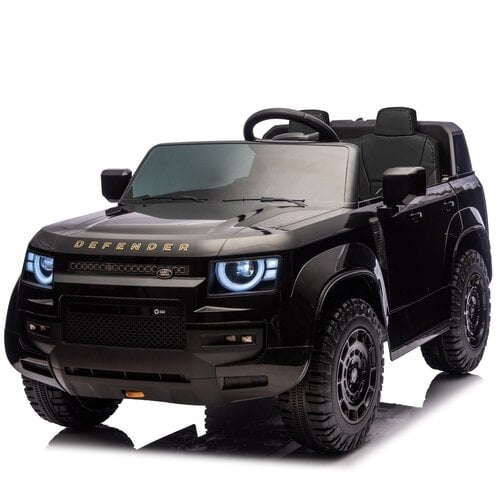 Land Rover Defender 24V 2-persoons kinderauto Zwart