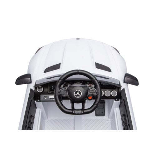 Mercedes AMG GTR 12V kinderauto Wit