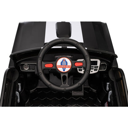 Shelby GT350 12V kinderauto Zwart