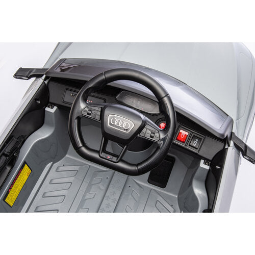 Audi SQ8 e-tron 12V Kinderauto Grijs