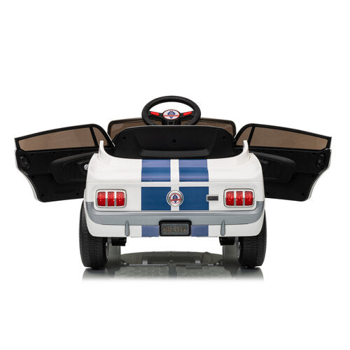 Shelby GT350 12V kinderauto Wit