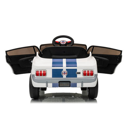 Shelby GT350 12V kinderauto Wit