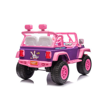 Rabbit Owner 12V Kinderauto Roze