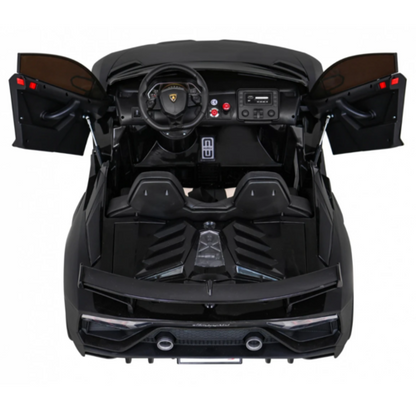 Lamborghini Aventador SVJ 24V Kinderauto 2 persoons Zwart