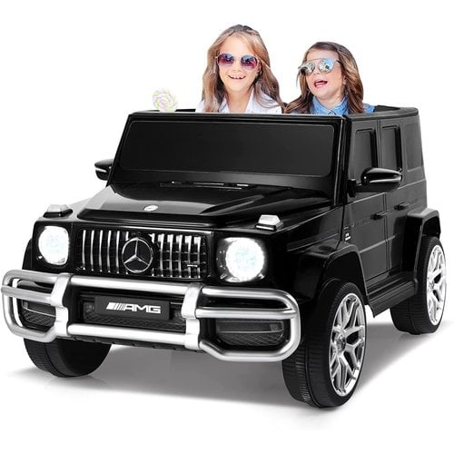 Mercedes g63 12V 2-persoons kinderauto metallic  zwart