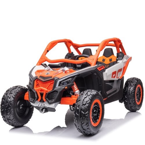 CAN-AM Maverick buggy 24V 2-persoons kinderauto Oranje