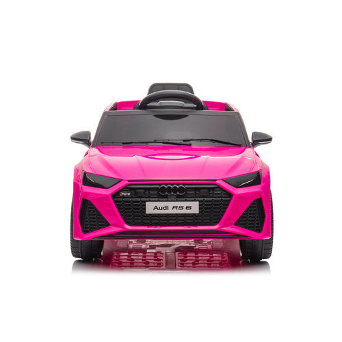 Audi RS6 12V Kinderauto Roze