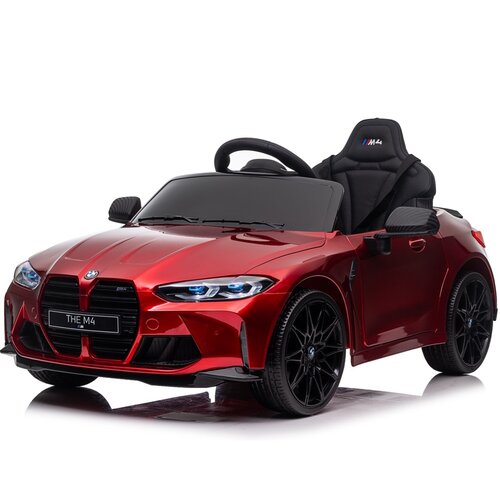 BMW M4 12V Kinderauto metallic Rood