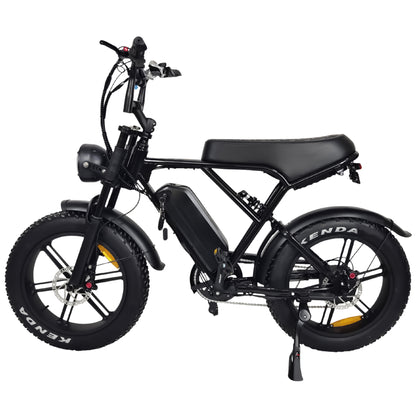 OUXI H9 - FATBIKE - ZWART