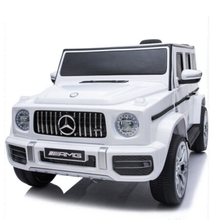 Mercedes G63 AMG 12V Kinderauto Wit