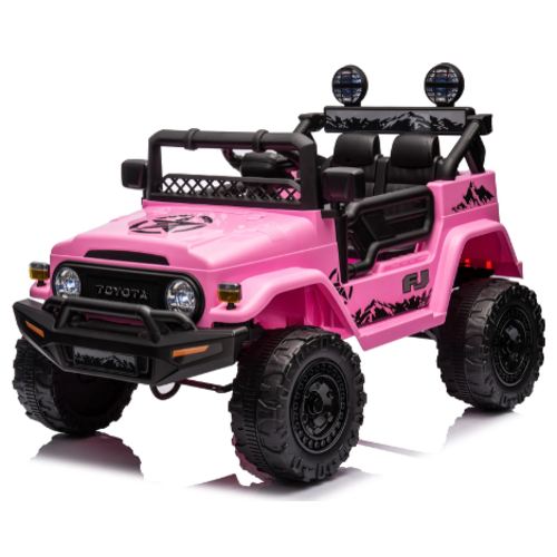 Toyota FJ Cruiser 12V kinderauto Roze